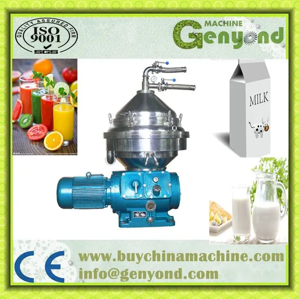 Factory Industrial Full Automatic Disc Centrifugal Skimming Unit Dairy Fat Separation Machine Milk Cream Separator for Milk photo-2