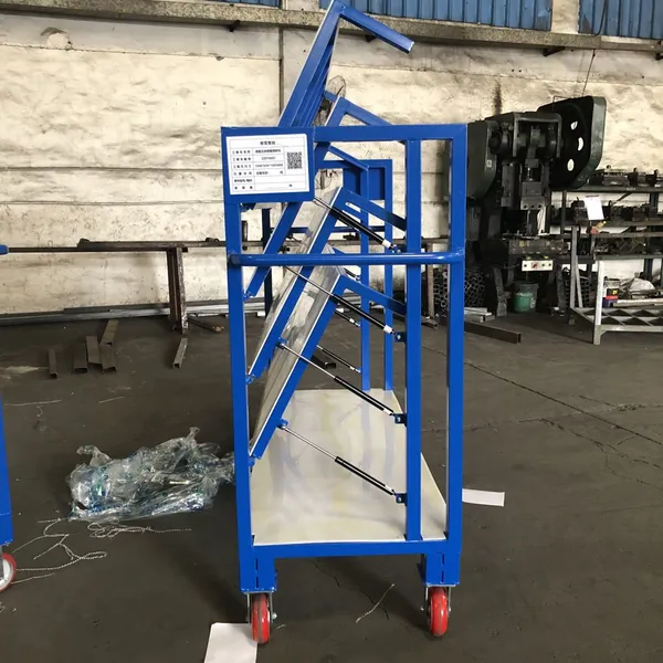 Bottom Cover Turnover Trolley With Non-Slip Surface for Secure Handling