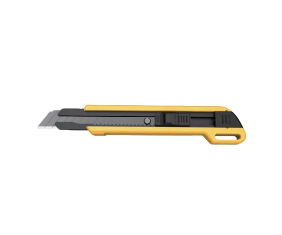 High‑Sharp Black‑Blade Retractable Cutter with Anti‑Slip Concave‑Convex Handle