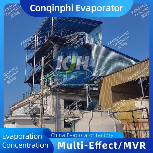 Double Four-Effect Evaporator for Pharmaceutical Industry, GMP Standard, 304 SS photo-2