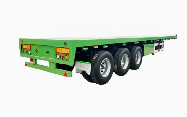 3 Axle 40ft Flatbed Semi Trailer Heavy Duty