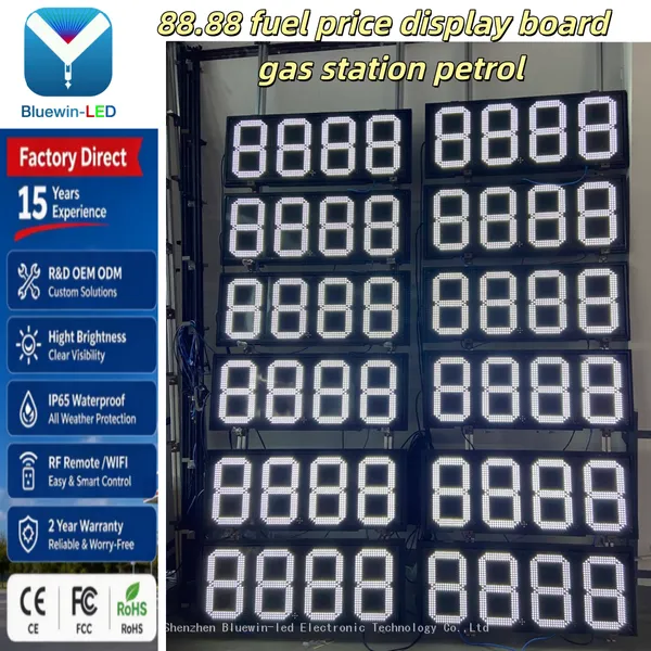 Universal Retrofit LED Fuel Price Sign Digits Module Assembly Gas Station