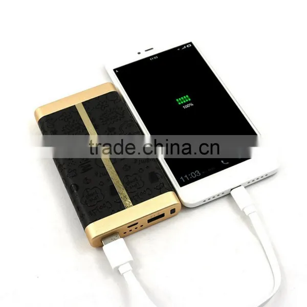 Dual USB Outport 10000mah Portable Charger Mobile Power Bank photo-6