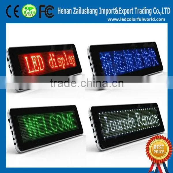 Rechargeable Battery LED Table Display