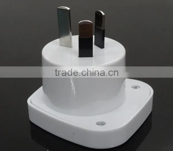 Delicate Design Insulated Pin AU New-zealand Argentina to AU UK EU US Universal China Japan Singapore Travel Adapter Converter photo-3
