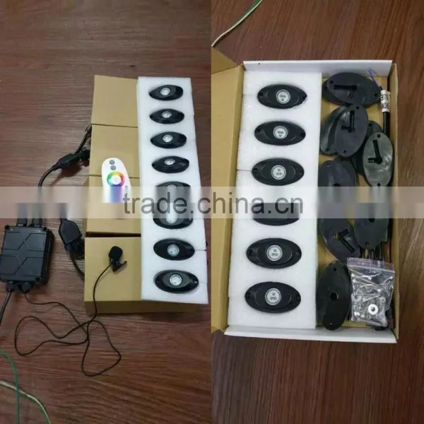 9W LED Colorful Transform Car Chassis Lights Decorative Light, Adjustable Brightness,changed With the Car Stereo Rhythm. photo-3