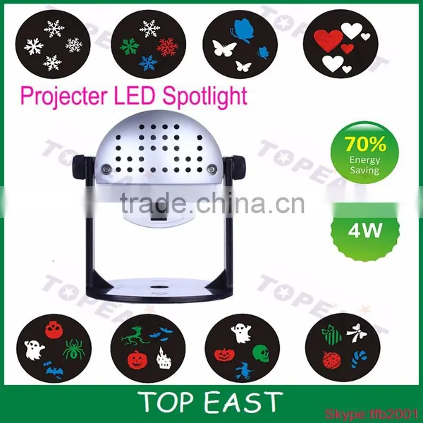 Outdoor 4-8W Projection LED Undergroud Festival Light Colorful Light Sound Control photo-3
