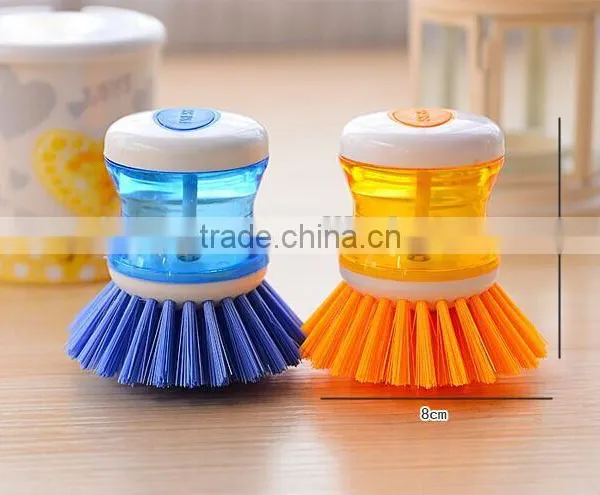 High Quality Pan Brush, Dish Brush With Soap Dispenser photo-2