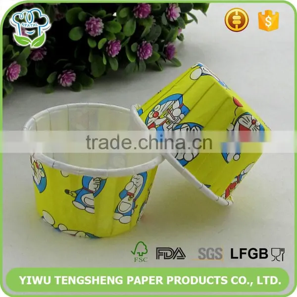 PE Coated Baking Cups for Souffle,cupcake Cases