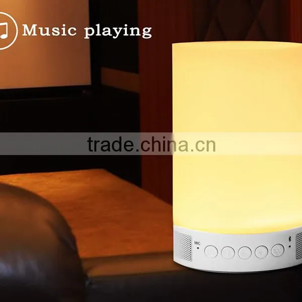Bluetooth Color Changeable Led Lamp Speaker With APP Control