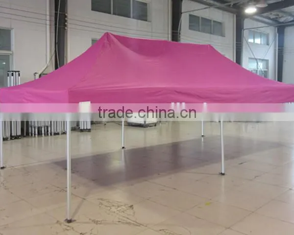 3m X6m Small Hexagon Folding Gazebo With Window and Door Walls