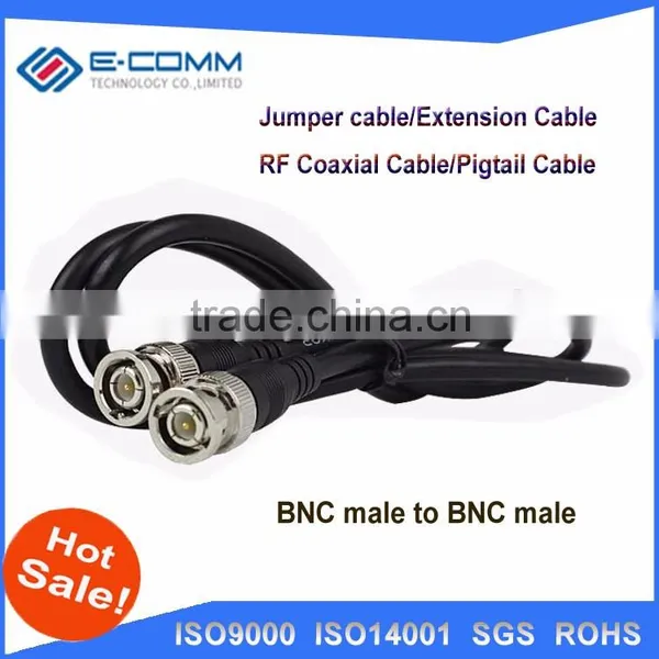 High Quality RG58 20inch 50cm Cable BNC Male Plug to BNC Male Plug Straight RF Coaxial Pigtail Jumper photo-3