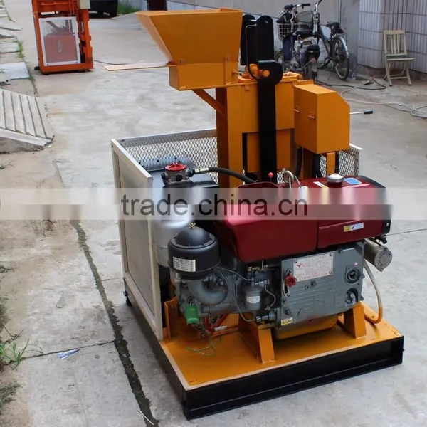 FL1-25 CEB Machine With Diesel Engine for Making Interlocking Baked Free Block photo-3
