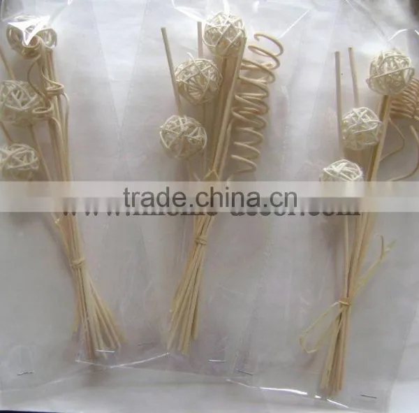 Shenzhen Lihome Factory Export Nattural AA Grade Curly Shape Home Fragrance Reed Diffuser Rattan Sticks photo-3