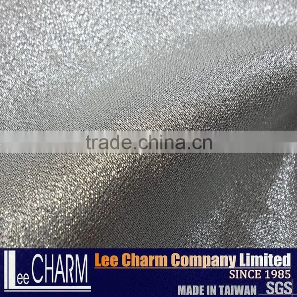 Fashion Lady Prom Dress Silver Fabric photo-3