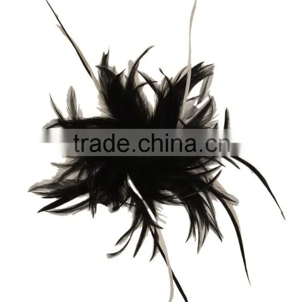 Fancy Feather Hair Fascinator/Clip/Barrettes photo-5