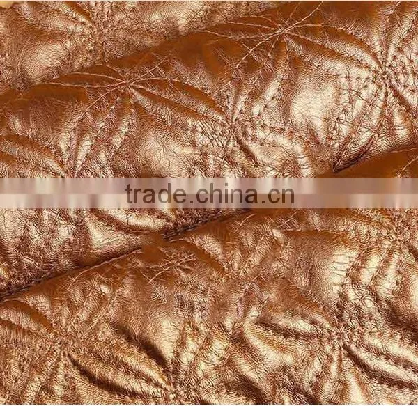 Flexible and Tough Waterproof Faux Leather Upholstery Fabric PVC Leather photo-4