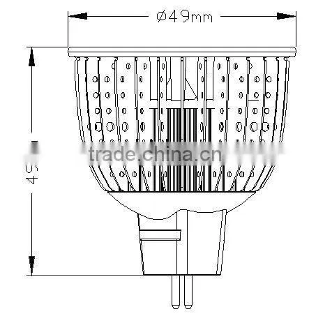 2015 Hot Sale Smd MR16 Base 8Watt CRI 90 Dimmable Led Spot Light photo-4