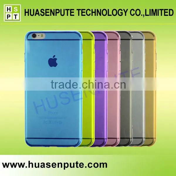 Ultra Slim Transparent TPU Cell Phone Holder Case For Apple Iphone6 photo-4