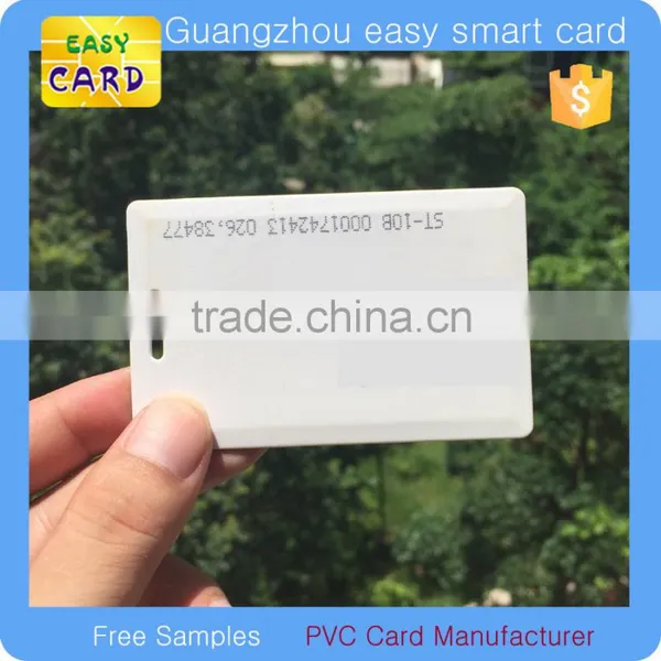 125khz Plastic Blank Dual Frequency Rfid Card