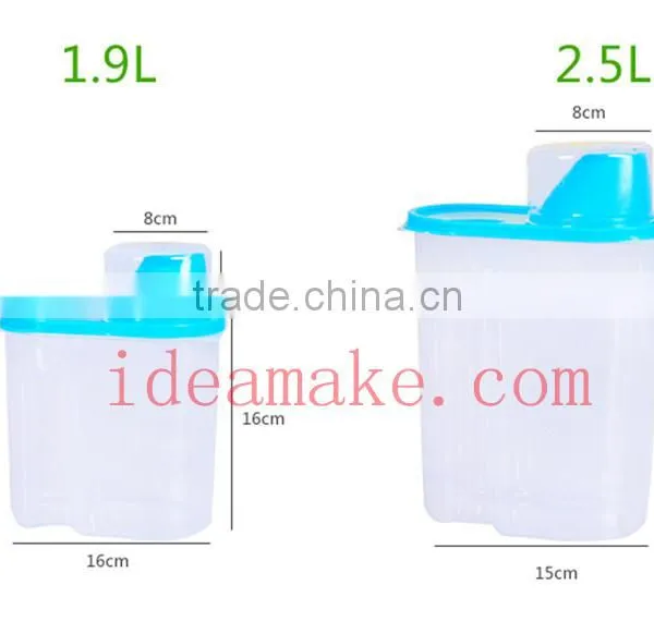 2015 New Product Food Grade Plastic Airtight Food Container Set photo-2