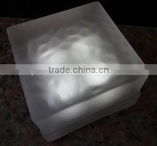 Glass Solar Brick Light With White Color, Solar Garden Light photo-1