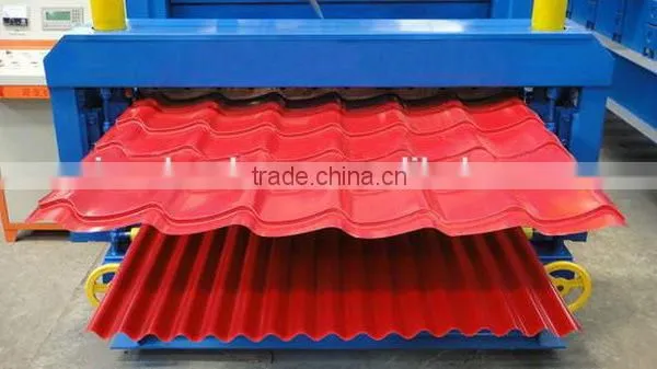 Modern Design Professional Glazed Tile Cold Roll Forming Machinery photo-5