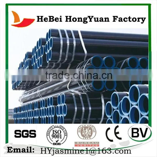 HeBei HongYuan Q235 Galvanized Welded Pipe Factory photo-5
