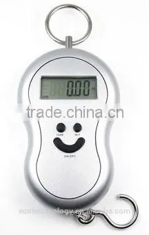 3.5$ Portable LCD Display 50KG/10G Digital Luggage Hook Electronic Weight Scale photo-3