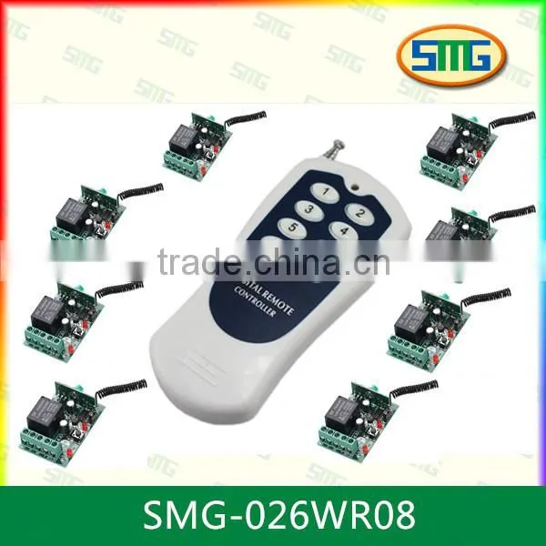 SMG-801 315/433mhz 6 in 1 Remote Control/1 Controller Pair 6 Pcs Remote Transmitter photo-4