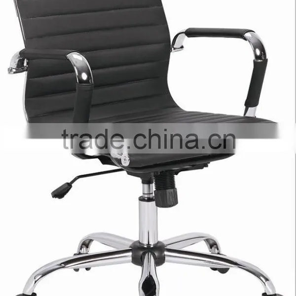 Steel Frame Chair/low Back Staff Chair /Office Chair With Ergonomic Design