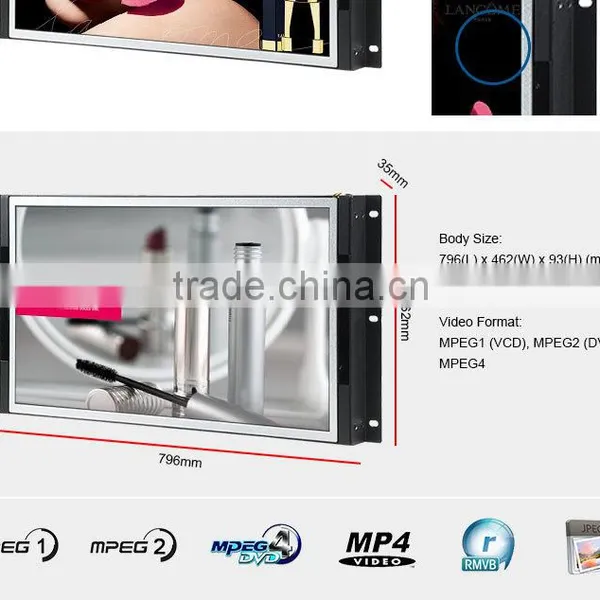 Heavy Duty Lcd Frameless Monitor 32 Inch,32 Inch Open Cell Lcd Display Panel Flexible Mount Led Advert Lcd Panel photo-6
