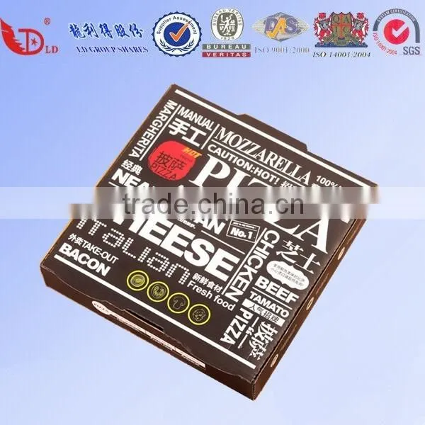 2016 Popular High Quality Custom Kraft Paper Pizza Box photo-6