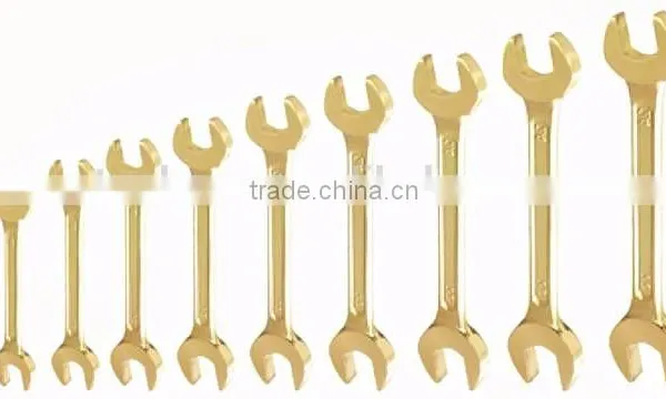 Nonsparking Double Open End Wrenches 9 Sets photo-2