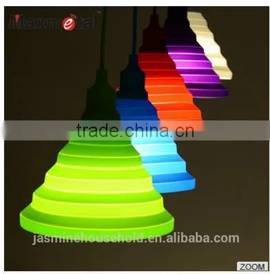 Colorful Waterproof Silicone Ceiling Pendant Lamp Shade/covers/Kits photo-4