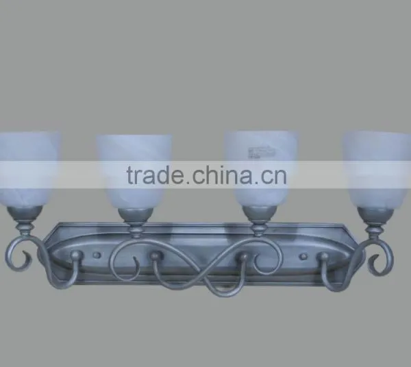 Metal and Glass Shade 4 Lamp UL Manufacturer Wall Light/Wall Sconces photo-4