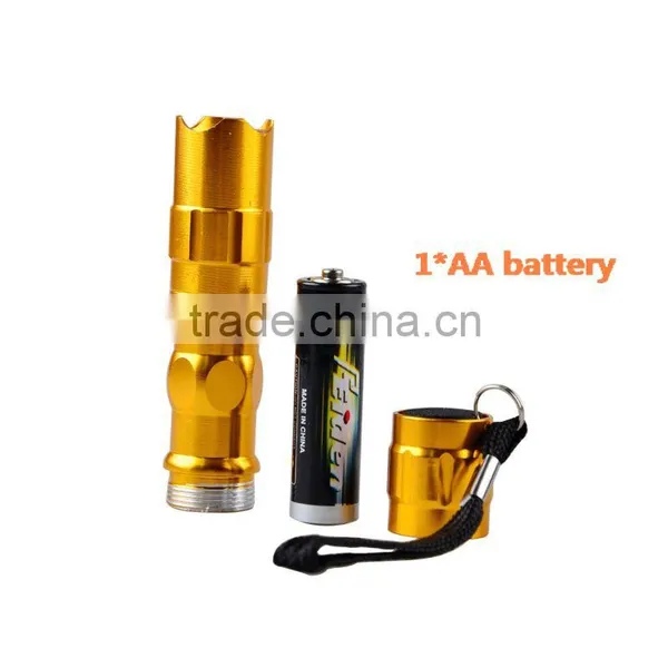 Aluminum Alloy Lamp Body Material And Emergency Usage LED Torch Keychain photo-2