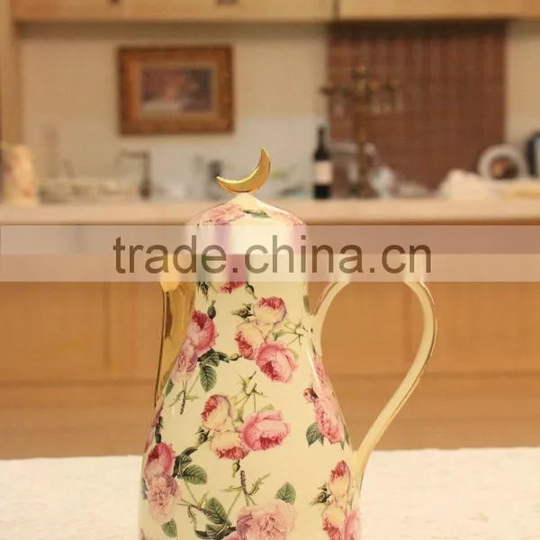 Ceramic Arabic Thermos , Milk Thermos Bottle, Thermos Travel Mug With Your Own Design