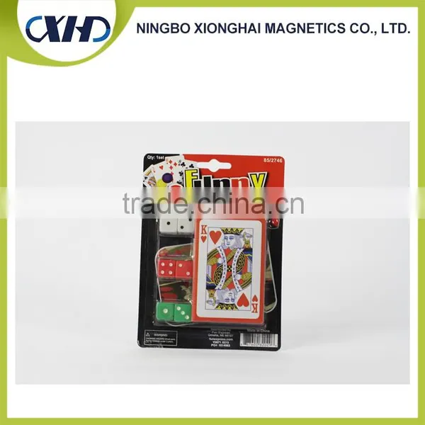 Advertising Promotional Funny Games Playing 54 Cards With Dices Quality Choice