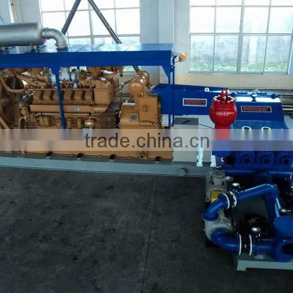 QF-1300 QF-1600 Drilling Mud Pump With Chinese Diesel