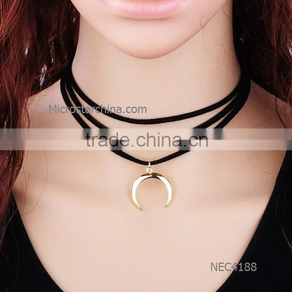 IN STOCK Women Tassel Simple Nice Chocker Necklace photo-4