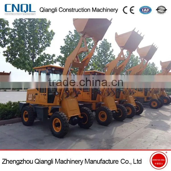Electric Mini Wheel Loader zl 16 4 Wheel Drive Tractor With Front Loader