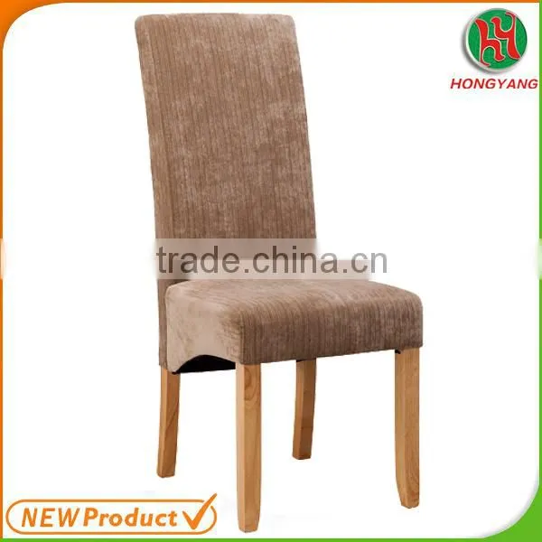 Fabric Material With Woode Dining Chair