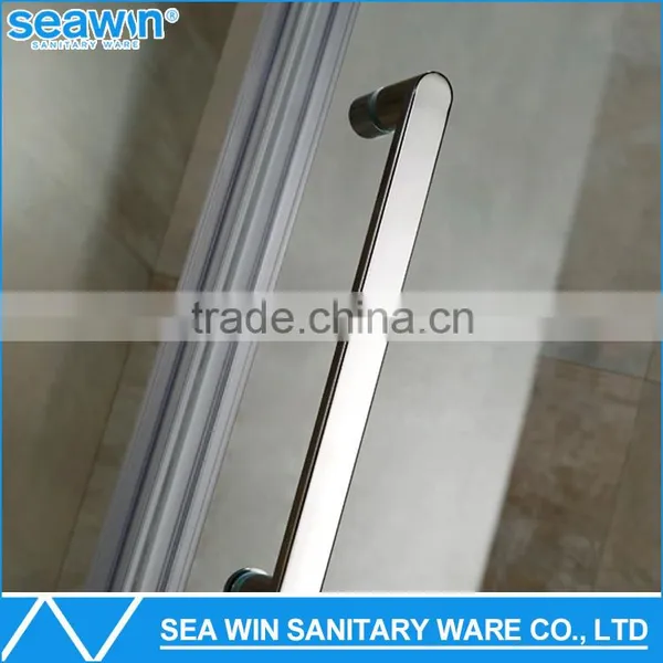 Bathroom Stainless Steel Higne 10mm Tempered Glass Door Shower Cubicle Shower Room Enclosures With Tray photo-3