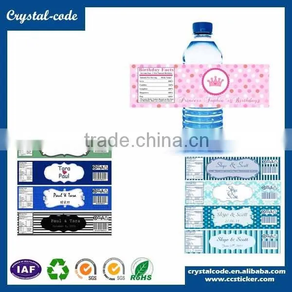Paper Roll Custom Printed Permanent Adhesive Waterproof Juice Label photo-3