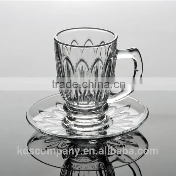 Factory Price Personlized Crystal Cup and Saucer photo-3