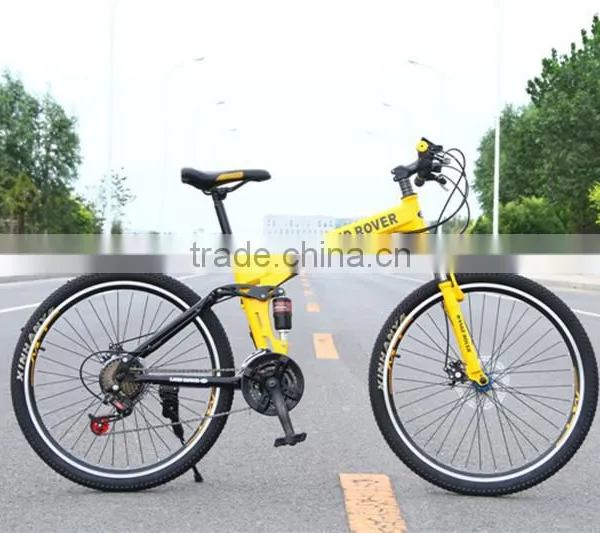 26-inch Folding Mountain Bike 21 Speed Dual Disc Brakes Student Bike photo-3