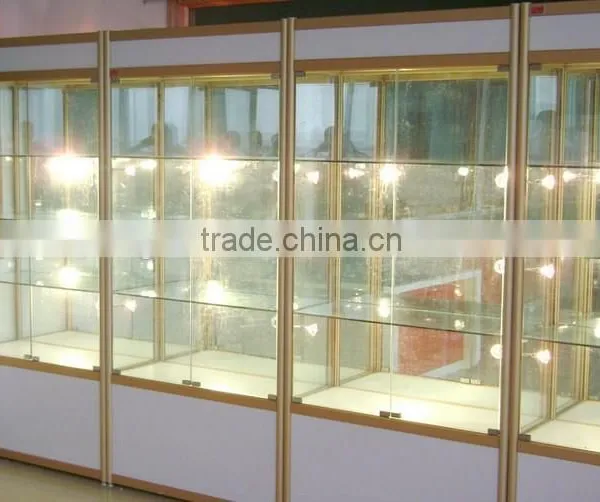 Wooden Glass Display Showcase for Wine