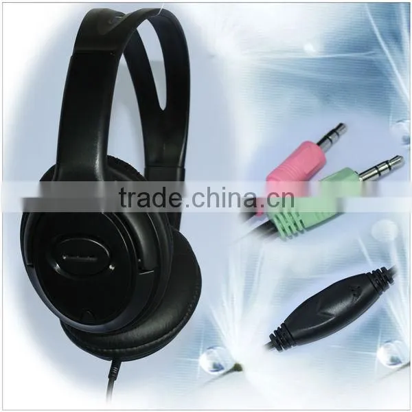 Computer Accessory, pc Headset With Two 3.5mm Plugs