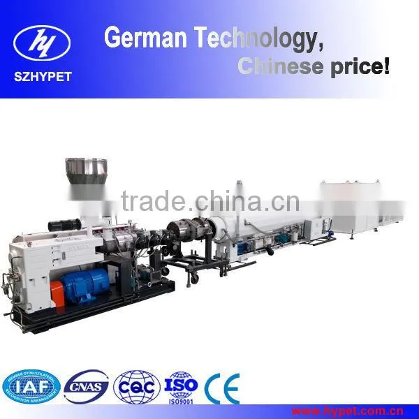PVC 250-450MM SINGLE PIPE LINE WITH CONIC TWIN SCREW EXTRUDER ZS92